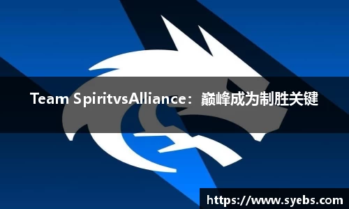 Team SpiritvsAlliance：巅峰成为制胜关键